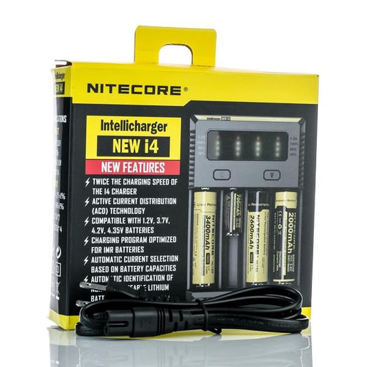 Nitecore New i4 Intellicharger Battery Charger - Shop Shefa