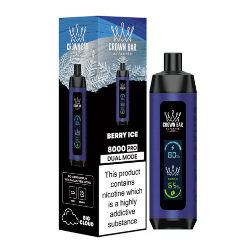 Crown Bar Pro 8000 Puffs Disposable Vape Device - 3PCS - Shop Shefa