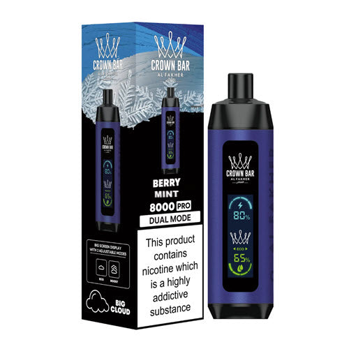 Crown Bar Pro 8000 Puffs Disposable Vape Device - 3PCS - Shop Shefa