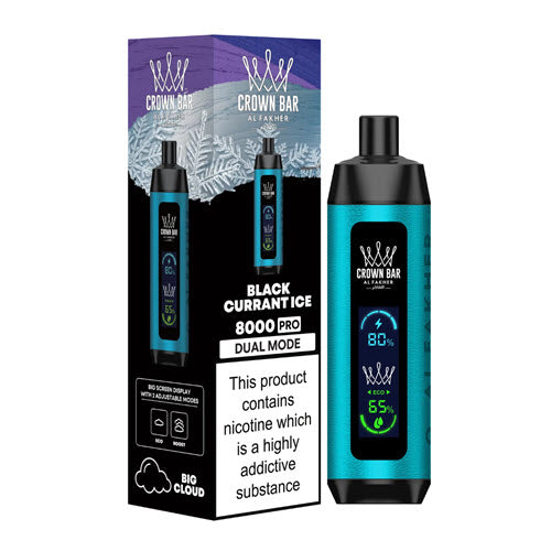 Crown Bar Pro 8000 Puffs Disposable Vape Device - 3PCS - Shop Shefa