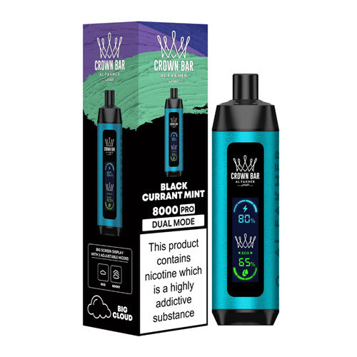 Crown Bar Pro 8000 Puffs Disposable Vape Device - 3PCS - Shop Shefa