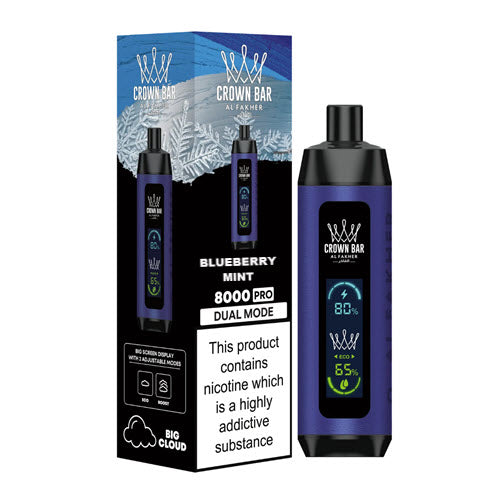 Crown Bar Pro 8000 Puffs Disposable Vape Device - 3PCS - Shop Shefa