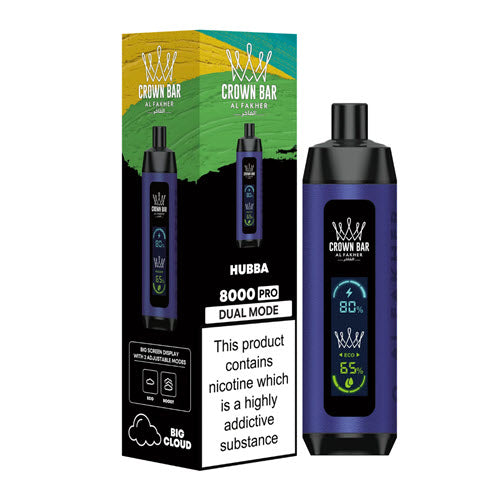 Crown Bar Pro 8000 Puffs Disposable Vape Device - 3PCS - Shop Shefa