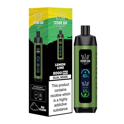 Crown Bar Pro 8000 Puffs Disposable Vape Device - 3PCS - Shop Shefa