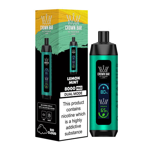 Crown Bar Pro 8000 Puffs Disposable Vape Device - 3PCS - Shop Shefa