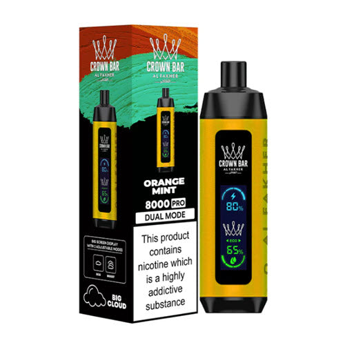 Crown Bar Pro 8000 Puffs Disposable Vape Device - 3PCS - Shop Shefa