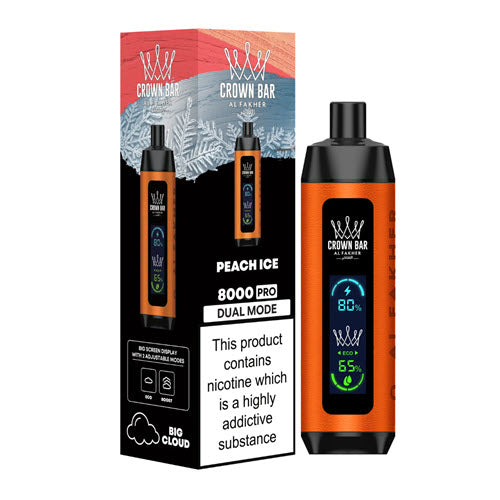 Crown Bar Pro 8000 Puffs Disposable Vape Device - 3PCS - Shop Shefa