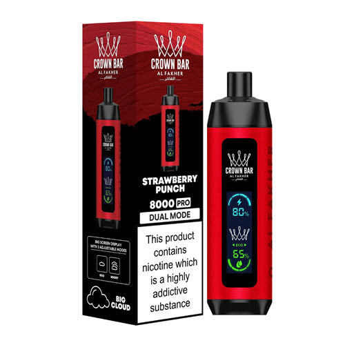 Crown Bar Pro 8000 Puffs Disposable Vape Device - 3PCS - Shop Shefa