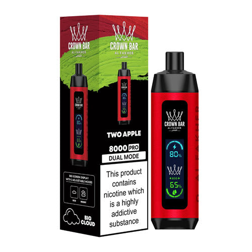 Crown Bar Pro 8000 Puffs Disposable Vape Device - 3PCS - Shop Shefa