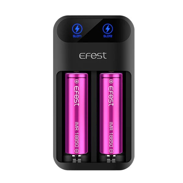 Efest LUSH Q2 Dual Slot Charger - Shop Shefa