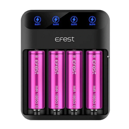 Efest LUSH Q4 Intelligent LED Charger - Shop Shefa