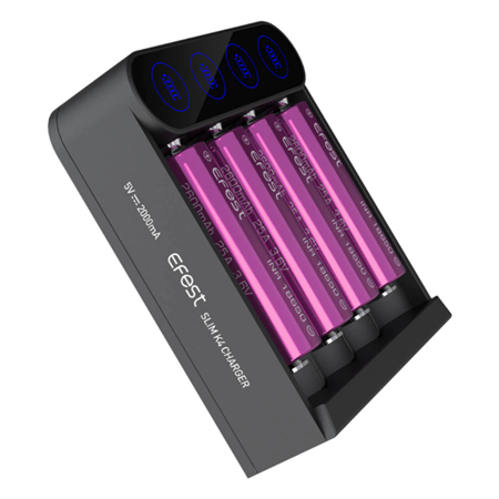 Efest SLIM K4 USB Battery Charger - Shop Shefa