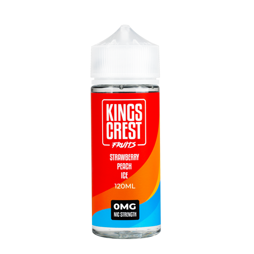 Kings Crest Fruits Strawberry Peach Ice 120ML - Shop Shefa