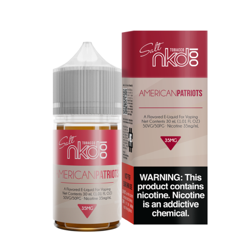 Naked 100 Salt American Patriots 30ML - Shop Shefa