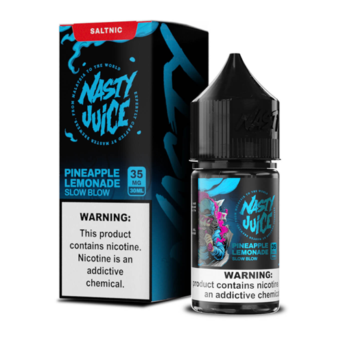 Nasty Juice Salt Pineapple Lemonade Slow Blow 30ML - Shop Shefa