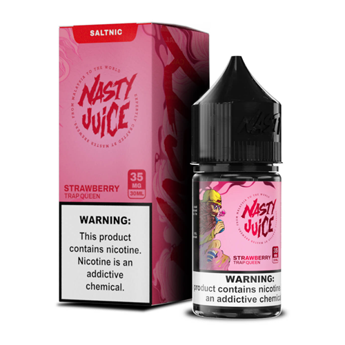 Nasty Juice Salt Strawberry Trap Queen 30ML - Shop Shefa