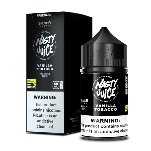 Nasty Juice Silver Blend Vanilla Tobacco 60ML - Shop Shefa