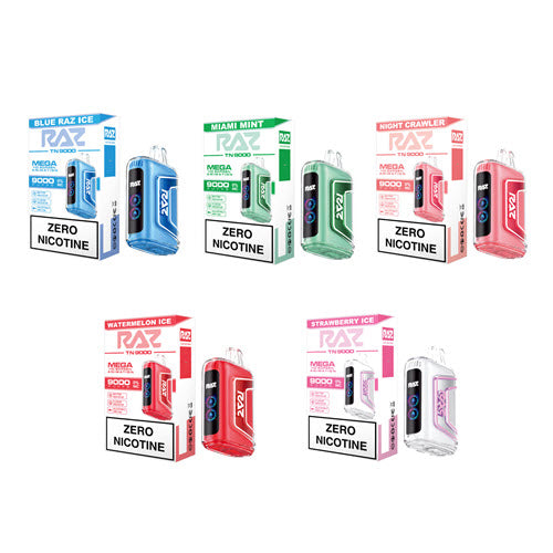 Raz TN9000 0% ZERO Disposable Vape Device - 10PCS - Shop Shefa