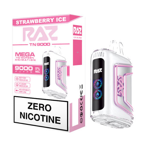 Raz TN9000 0% ZERO Disposable Vape Device - 10PCS - Shop Shefa