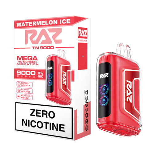 Raz TN9000 0% ZERO Disposable Vape Device - 10PCS - Shop Shefa