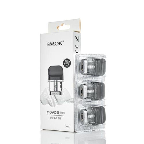 SMOK Novo 3 Replacement Pod Cartridge - 3PK - Shop Shefa