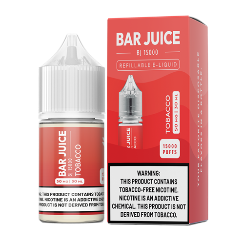 Bar Juice Tobacco Salt 30ML - Shop Shefa