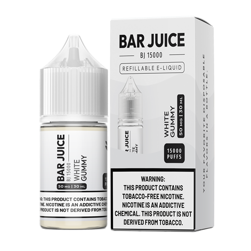 Bar Juice White Gummy Salt 30ML - Shop Shefa