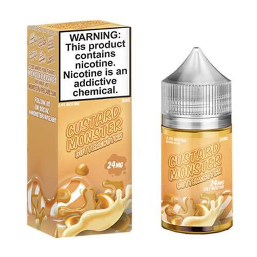 Custard Monster Butterscotch Salt 30ML - Shop Shefa