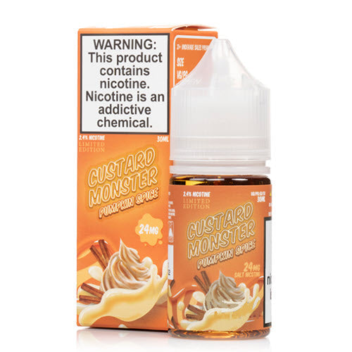 Custard Monster Pumpkin Spice Salt 30ML - Shop Shefa