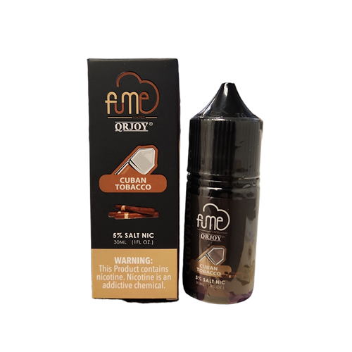 Fume Cuban Tobacco Salt 30ML - Shop Shefa