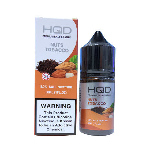 HQD Nuts Tobacco Salt 30ML - Shop Shefa