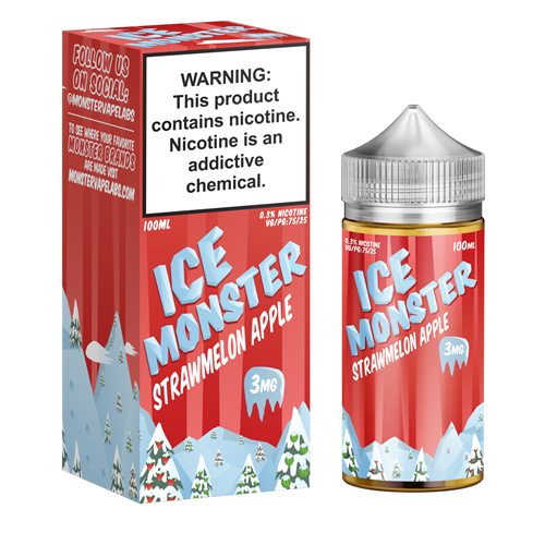 Ice Monster Strawmelon Apple 100ML - Shop Shefa