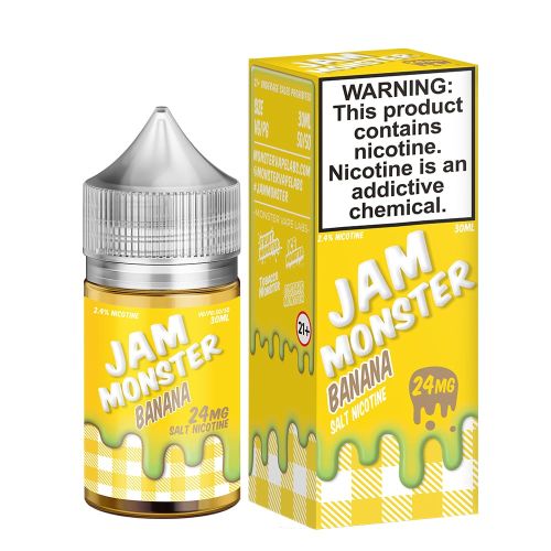 Jam Monster Banana Salt 30ML - Shop Shefa