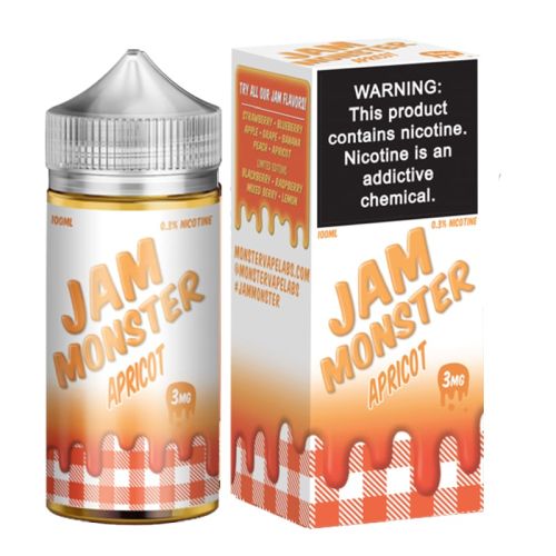 Jam Monster Apricot 100ML - Shop Shefa