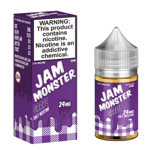 Jam Monster Grape Salt 30ML - Shop Shefa