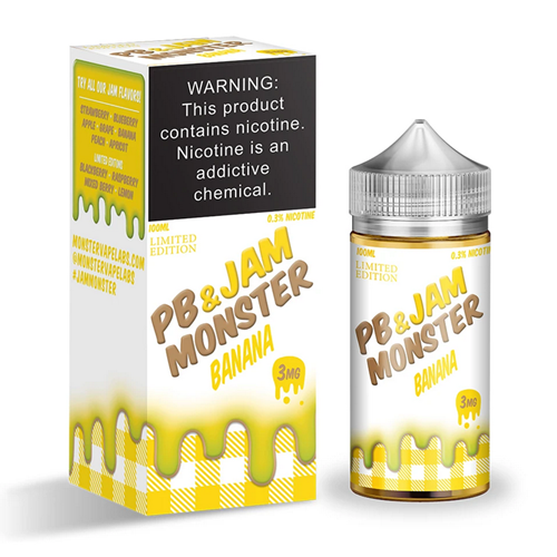 PB & Jam Monster Banana 100ML - Shop Shefa