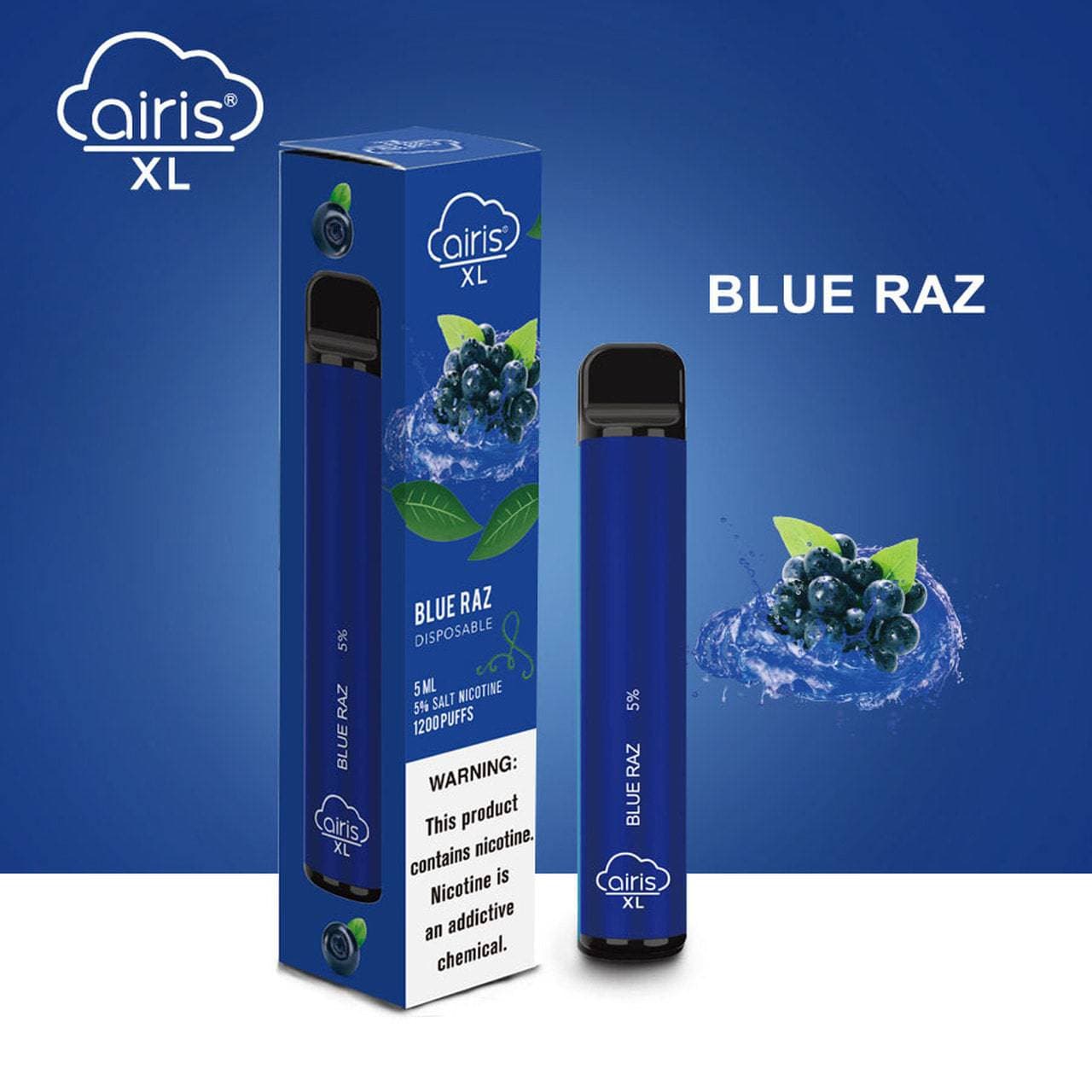 Airis XL Disposable Vape Device - Blue Raz