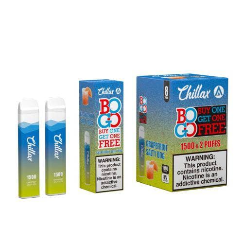 Chillax Disposable Vape Device - 1 Box - 5% / Grapefruit Salty Dog