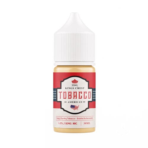 Kings Crest Salts Tobacco American 30ML