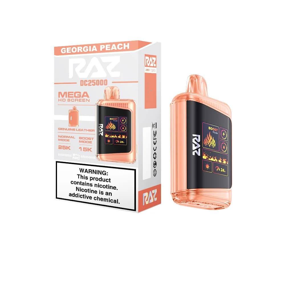 Raz DC25000 Disposable Vape Device - Georgia Peach