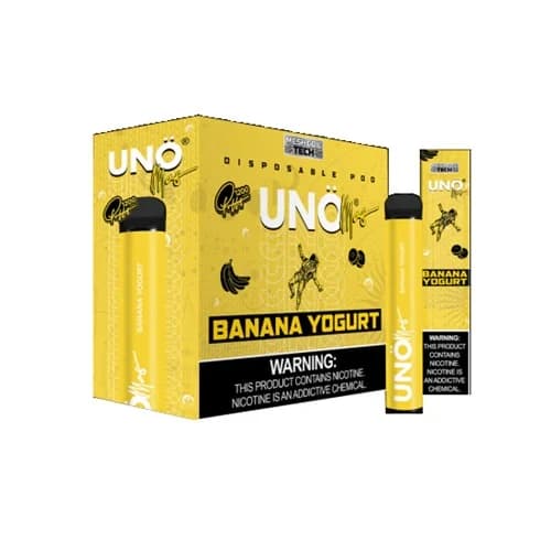 Uno Mas Disposable Vape Device - Banana Yogurt