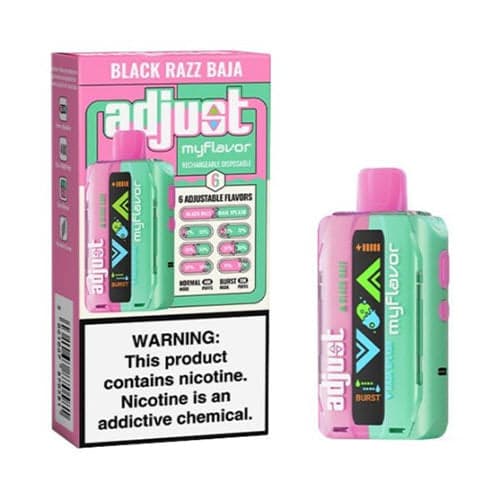 Adjust MyFlavor 40K Disposable Vape Device - Black Razz Baja Splash