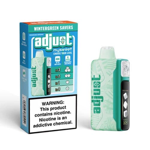 Adjust MySweet 40K Disposable Vape Device - Wintergreen Savers