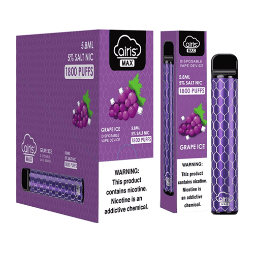 Airis MAX Disposable Vape Device - Grape Ice
