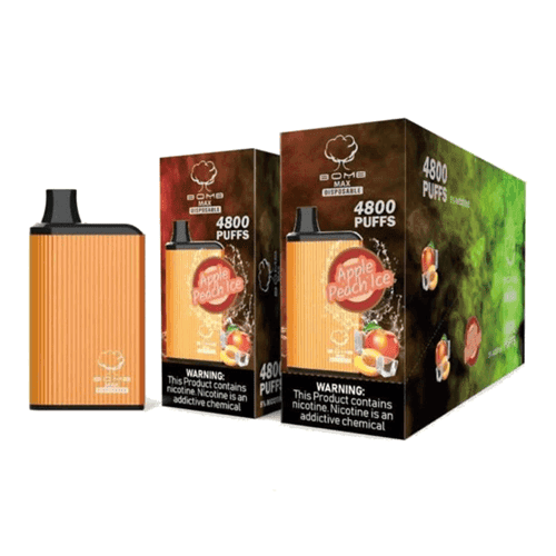 Bomb MAX Disposable Vape Device - Apple Peach Ice