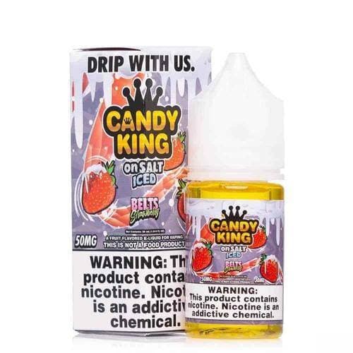 Candy King on Salt Iced Strawberry Belts 30ML