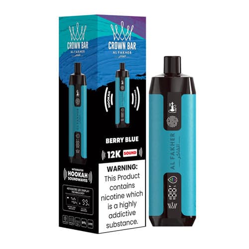 Crown Bar 12K Sound Disposable Vape Device - Berry Blue