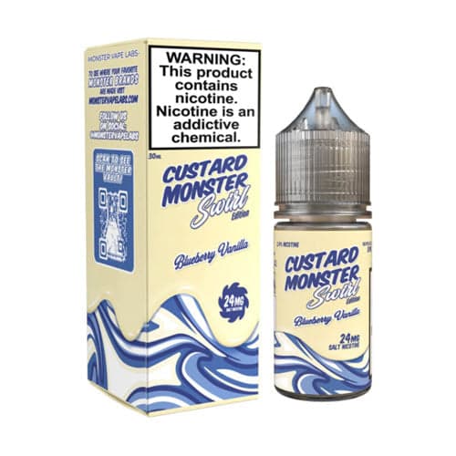 Custard Monster Swirl Blueberry Vanilla Salt 30ML