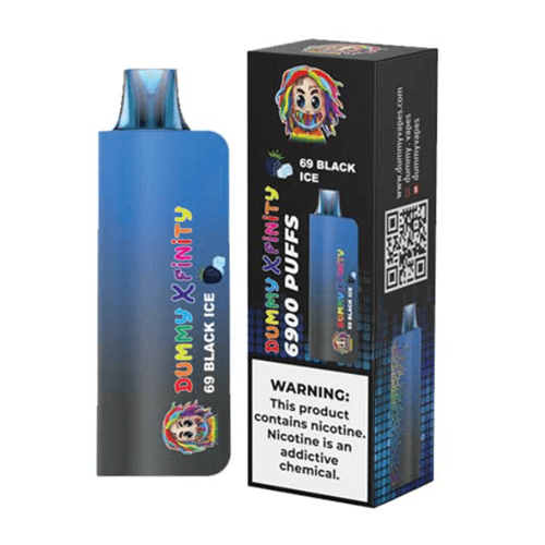 Dummy Vapes 8000 Puffs Disposable Vape Device - 69 Black Ice