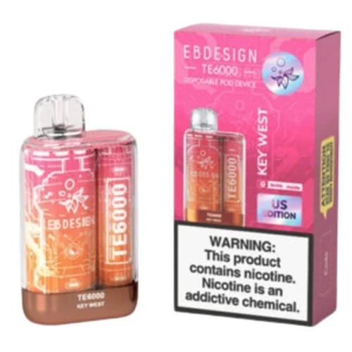 EB Design TE6000 Disposable Vape Device - Key West